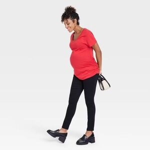 Isabel Maternity Under Belly Skinny Pants Black 16 New With Tags